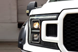 18-20 Ford F150 (MK II 14th Gen Style) PRO-Series Halogen Projector Headlights Alpha-Black