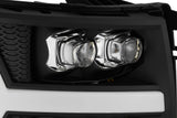 07-13 Chevrolet Silverado NOVA-Series LED Projector Headlights Black