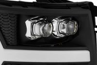 07-13 Chevrolet Silverado NOVA-Series LED Projector Headlights Black (OPEN BOX)
