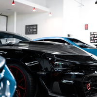 2010-2015 Chevy Camaro Type-ZR Carbon Fiber Double Sided Hood