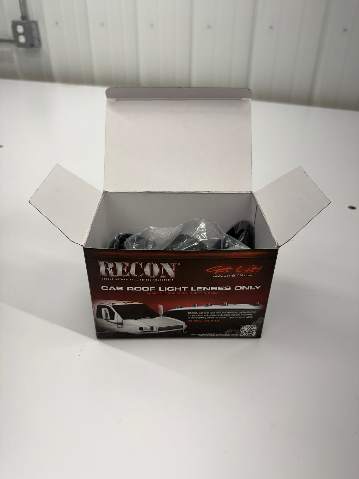 Ford Super Duty 99-16 5 Piece Cab Lights Amber Xenon Bulbs with Smoked Lens - (OPEN BOX)