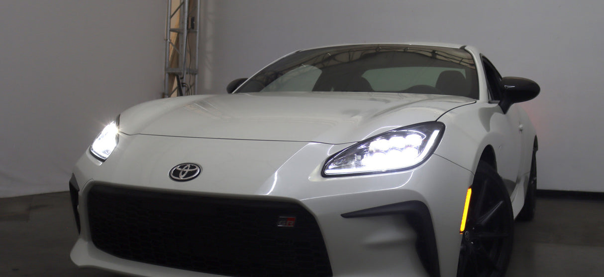 21-24 Toyota GR86/Subaru BRZ NOVA-Series LED Projector Headlights Alpha-Black