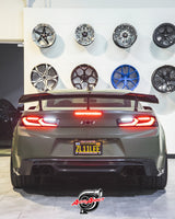 2016-2018 CHEVY CAMARO UMBRA LED TAILLIGHTS GLOSS BLACK/SMOKE LENS
