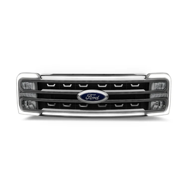 2023-2025 Ford Super Duty “Ghost” LED Grille Light Kit – F-250/F-350/F-450/F-550