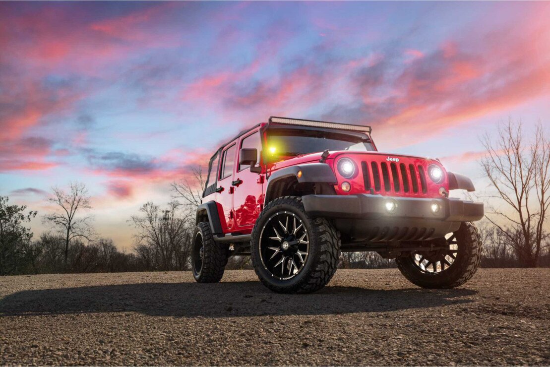 Jeep Wrangler JK (07-18) Ditch Light Brackets