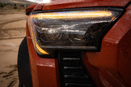 24-25 Toyota Tacoma / 25-up 4Runner OG-Style LUXX-Series LED Projector Headlights Alpha-Black