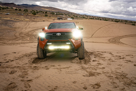 24-25 Toyota Tacoma / 25-up 4Runner OG-Style LUXX-Series LED Projector Headlights Alpha-Black