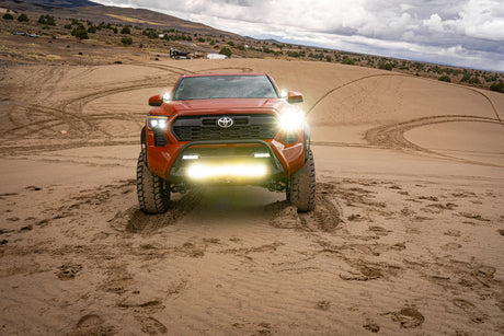 24-25 Toyota Tacoma / 25-up 4Runner OG-Style LUXX-Series LED Projector Headlights Alpha-Black