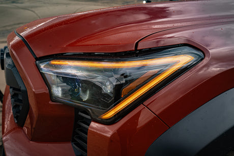 24-25 Toyota Tacoma / 25-up 4Runner OG-Style LUXX-Series LED Projector Headlights Alpha-Black