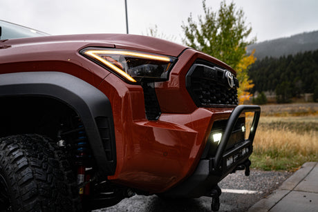 24-25 Toyota Tacoma / 25-up 4Runner OG-Style LUXX-Series LED Projector Headlights Alpha-Black