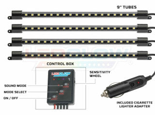 4pc Blue LED Interior Lighting Kit