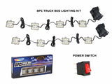 8pc White LED Truck Bed Lighting Kit