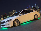 Green LED Flexible Slimline Car Underbody Lighting Kit