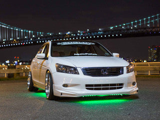 Green LED Flexible Slimline Car Underbody Lighting Kit