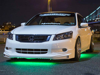 Green LED Flexible Slimline Car Underbody Lighting Kit