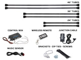 Million Color Wireless LED Truck Underbody Lighting Kit