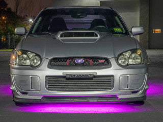 Pink LED Flexible Slimline Car Underbody Lighting Kit