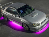 Pink LED Flexible Slimline Car Underbody Lighting Kit