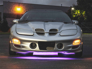 Purple LED Flexible Slimline Car Underbody Lighting Kit