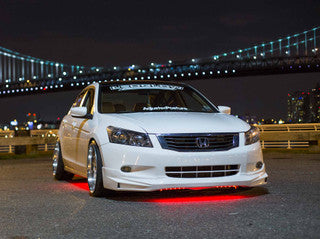 Red LED Flexible Slimline Car Underbody Lighting Kit