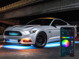 Bluetooth Million Color LED Car Underbody Lighting Kit with Smartphone Control