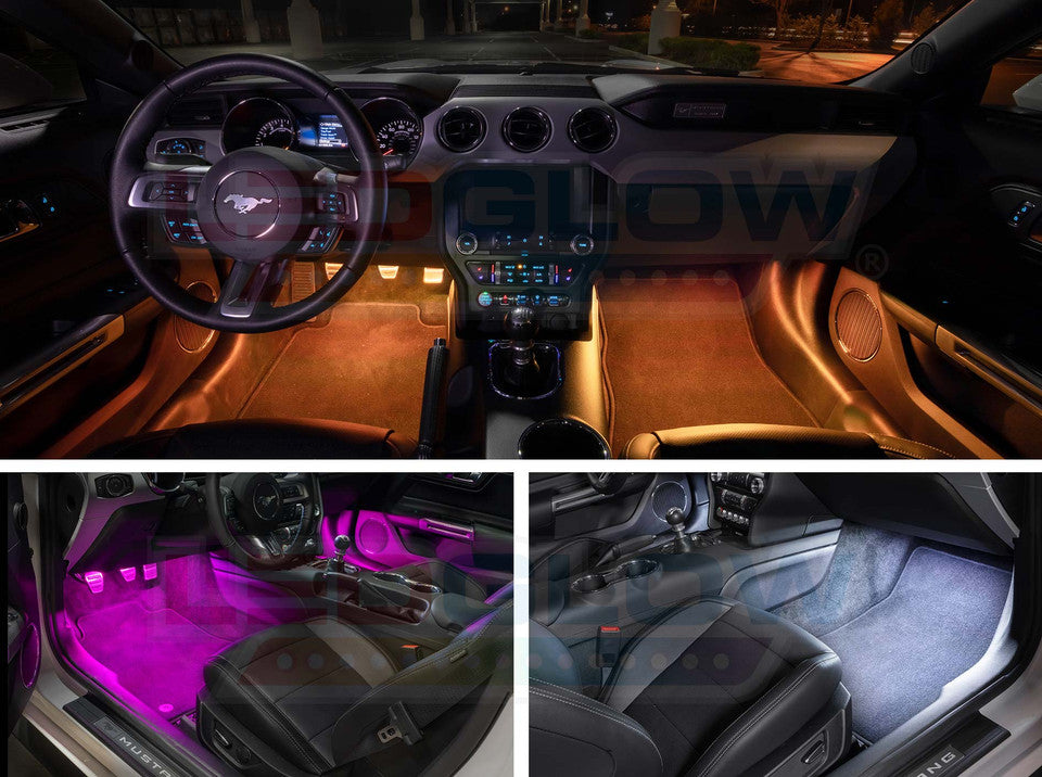 Bluetooth Million Color LED Interior Lighting Kit with Smartphone Control