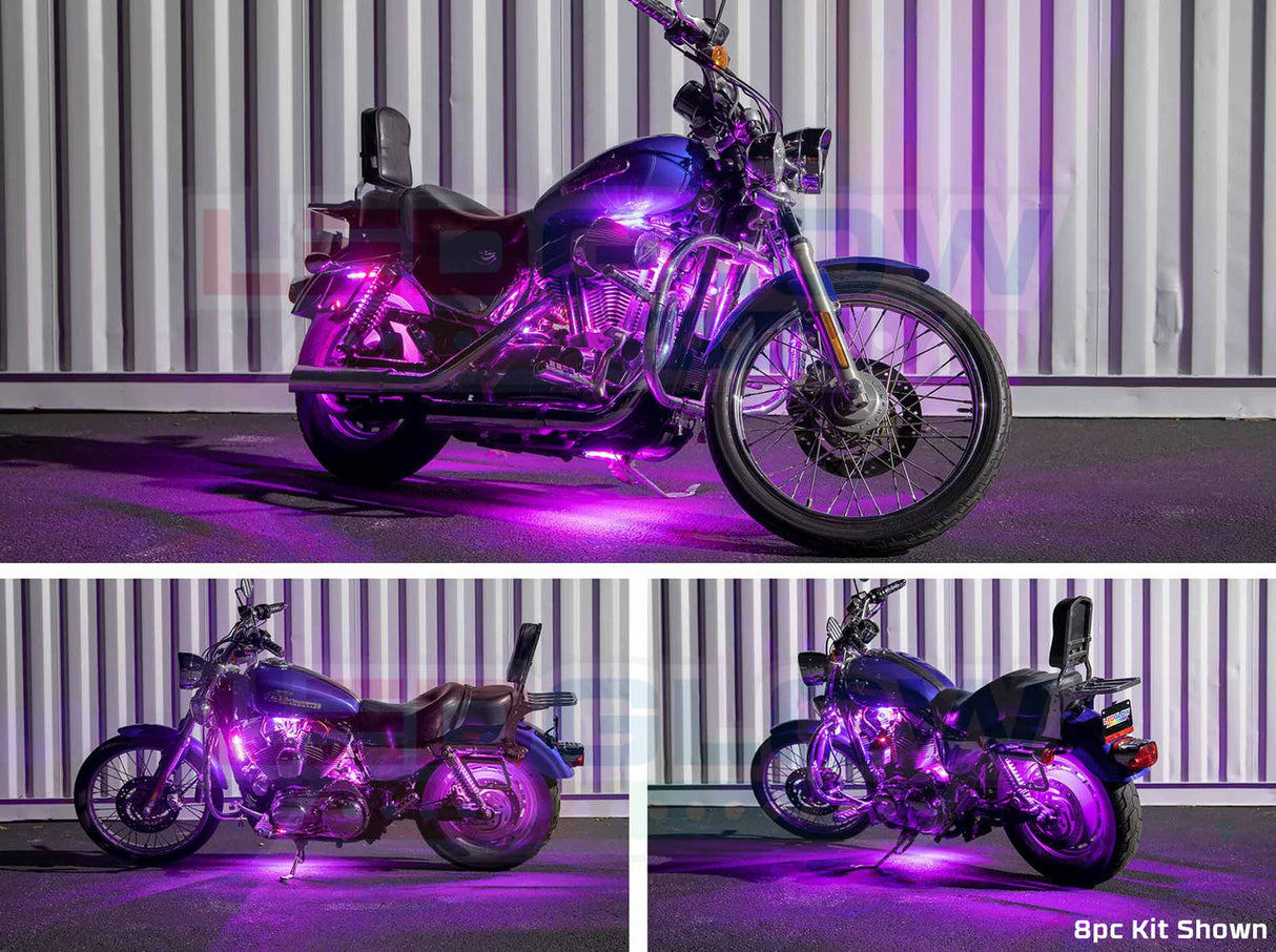 Flexible Million Color LED Motorcycle Lighting Kit