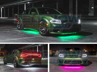 Million Color Slimline LED Car Underbody Lighting Kit