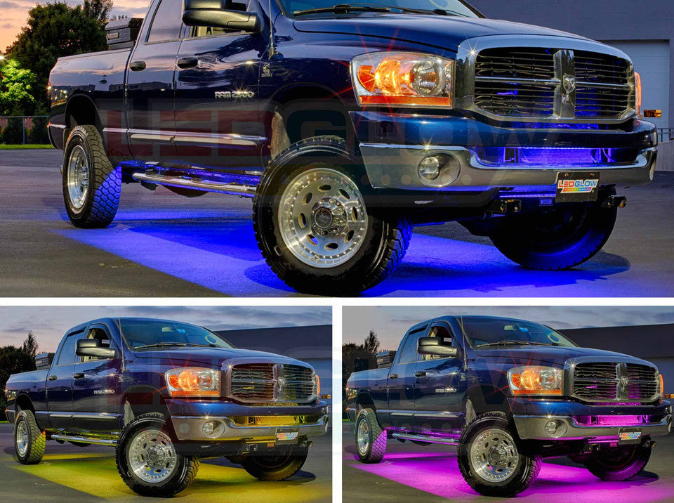 Million Color Wireless LED Truck Underbody Lighting Kit