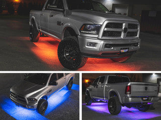 Million Color Slimline LED Truck Underbody Lighting Kit