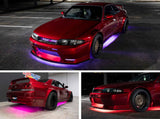 Bluetooth Flexible Million Color LED Car Underbody Lighting Kit with Smartphone Control