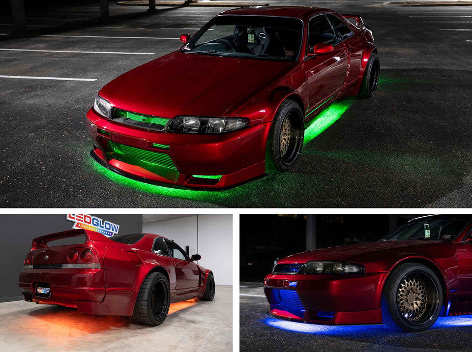 Bluetooth Flexible Million Color LED Car Underbody Lighting Kit with Smartphone Control