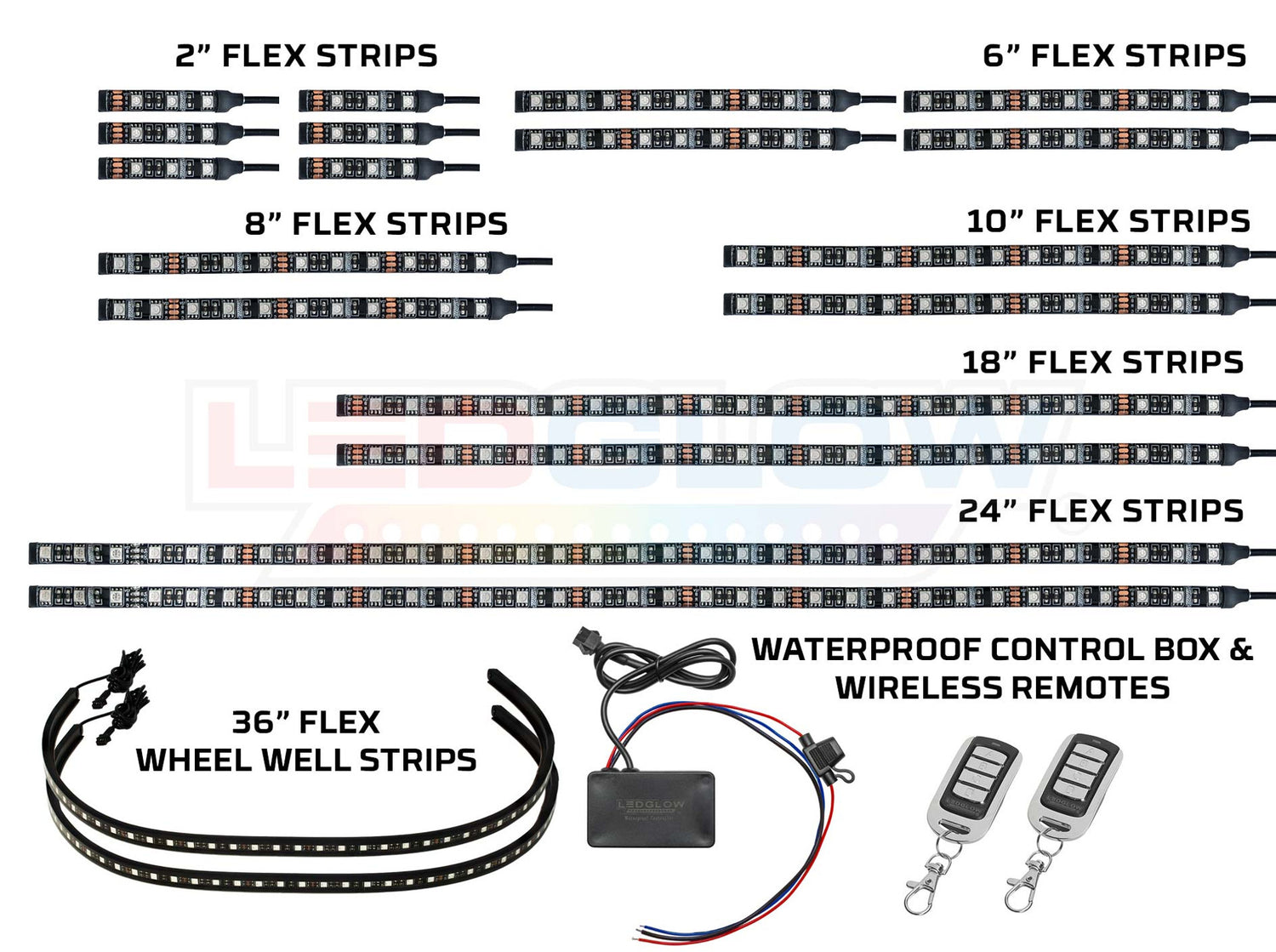LiteTrike® III Advanced Million Color LED Motorcycle Lighting Kit