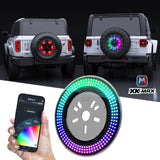 XKmax RGBW 5th Wheel Light with Sequential Turn / Brake / Reverse for Jeep & Bronco