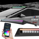 PRE-ORDER: XKmax Tesla Cybertruck Roof LED Off-road Light Bar w/ RGBW Chasing DRL & App Control