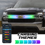 XKmax RGB LED Grill Light Bar w/ DRL & App Control | For Truck, Car, & UTVs | XKGLOW