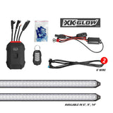 XKmax RGB LED Grill Light Bar w/ DRL & App Control | For Truck, Car, & UTVs | XKGLOW