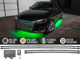 Million Color LED Flexible Slimline Car Underbody Lighting Kit