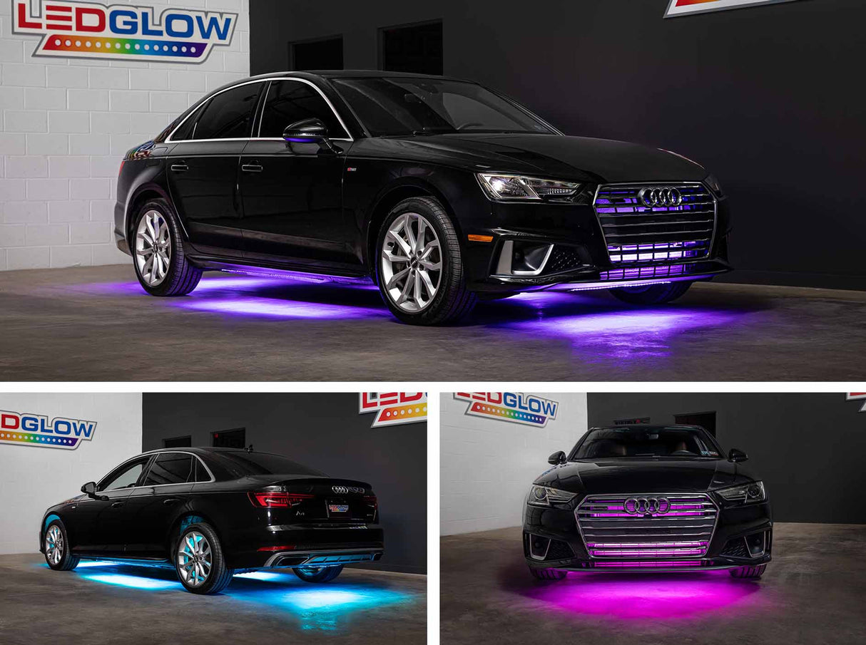 Million Color LED Flexible Slimline Car Underbody Lighting Kit