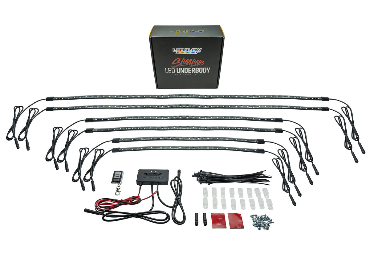 Million Color LED Flexible Slimline Truck Underbody Lighting Kit