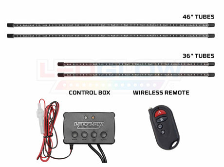 Million Color Slimline LED Car Underbody Lighting Kit