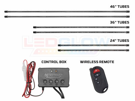 Million Color Slimline LED Truck Underbody Lighting Kit