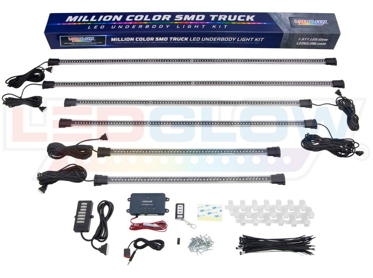 Million Color Wireless LED Truck Underbody Lighting Kit