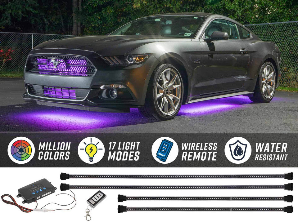 Million Color Wireless LED Car Underbody Lighting Kit