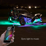 LED Underglow Light Kit for Polaris Slingshot | XKCHROME Smartphone App Controller