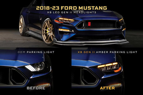 18-23 FORD MUSTANG XB LED HEADLIGHTS