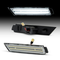 2010-2015 Chevrolet Camaro Clear White LED Side Markers Set