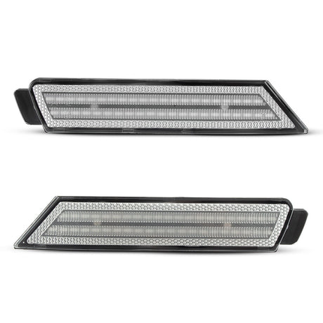 2010-2015 Chevrolet Camaro Clear White LED Side Markers Set