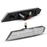 2010-2015 Chevrolet Camaro Clear White LED Side Markers Set