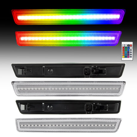 2015-2024 Dodge Challenger RGB Clear LED Side Markers